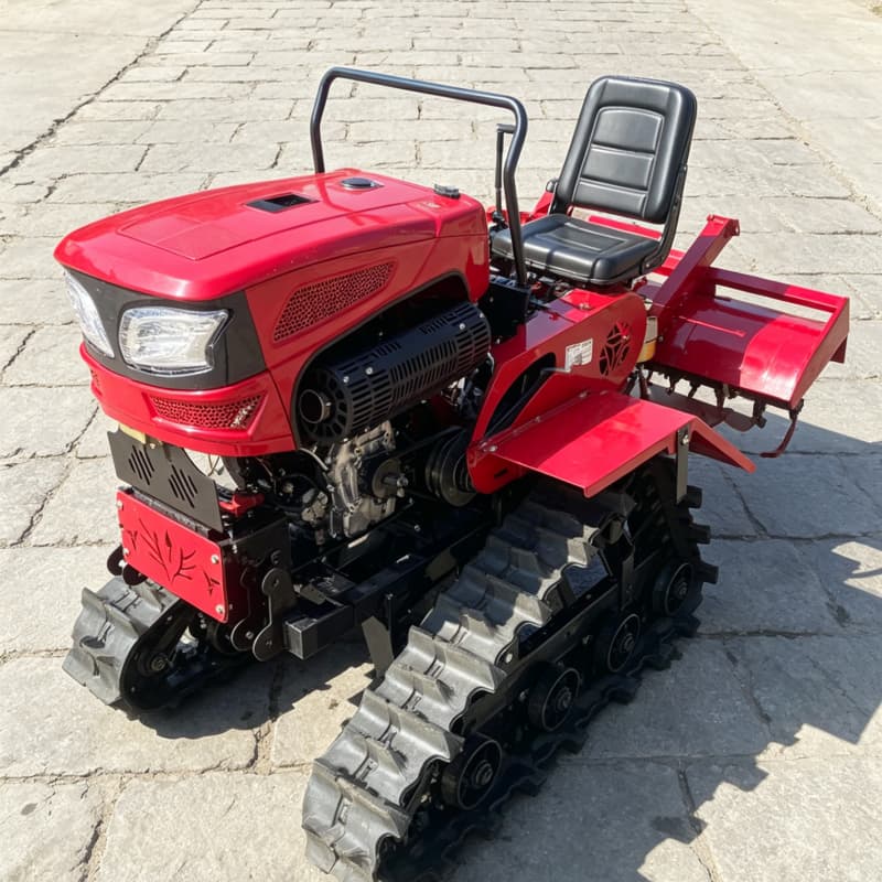 Farming Agriculture - Customized Crawler tractor, agricultural crawler rotary