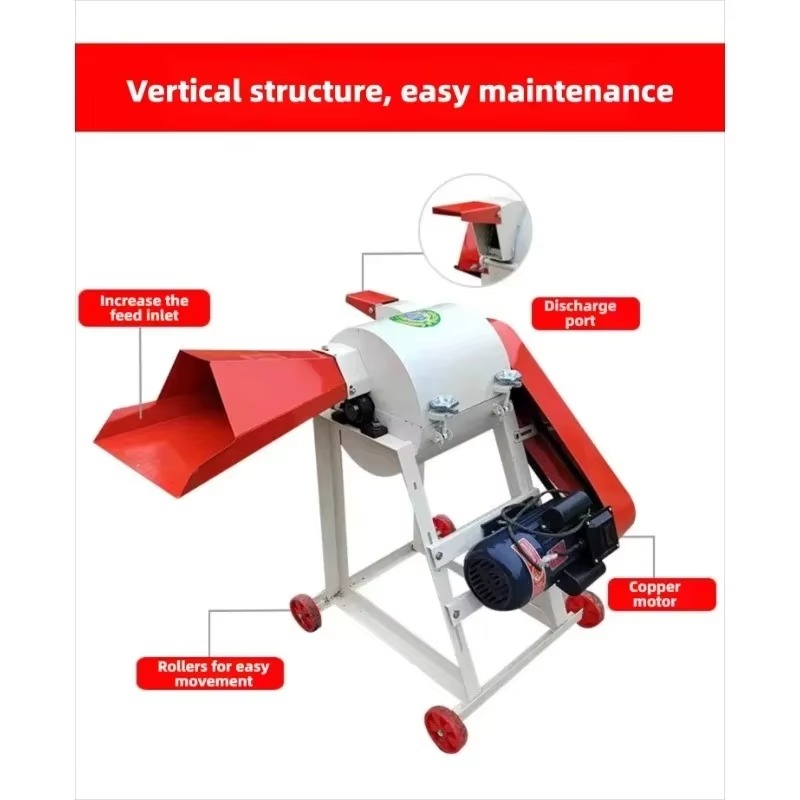 【New】Feed Grass Crusher Machin - Agriculture Farming Livestock reseña y precio