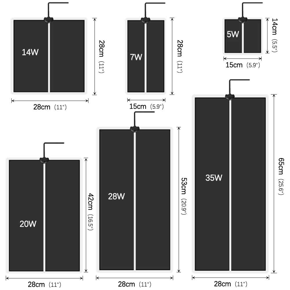 35W-5W Seeds Seedlings Plant H - Seedling Heat Mat reseña y precio