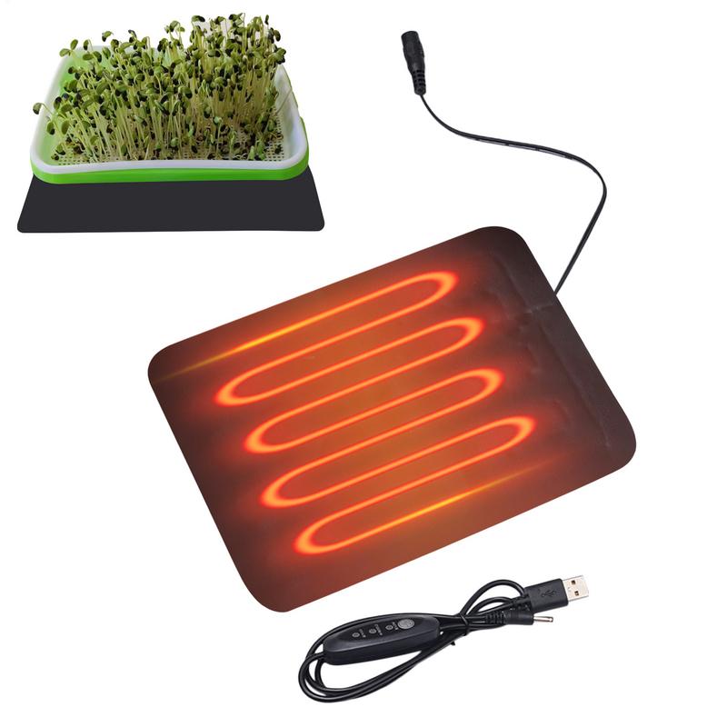 Seedling Heat Mat Indoor Plant - Seedling Heat Mat reseña y precio