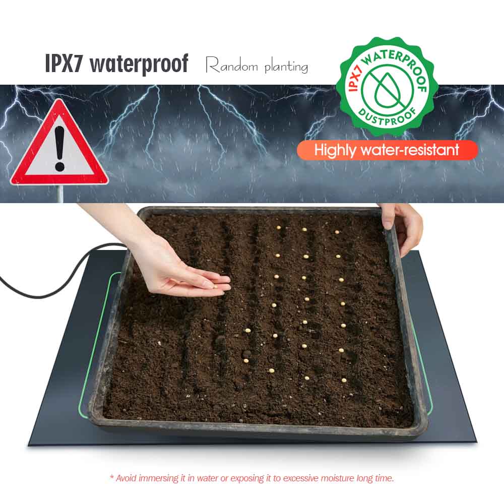 9-100W PVC Plants Heating Pad  - Seedling Heat Mat reseña y precio