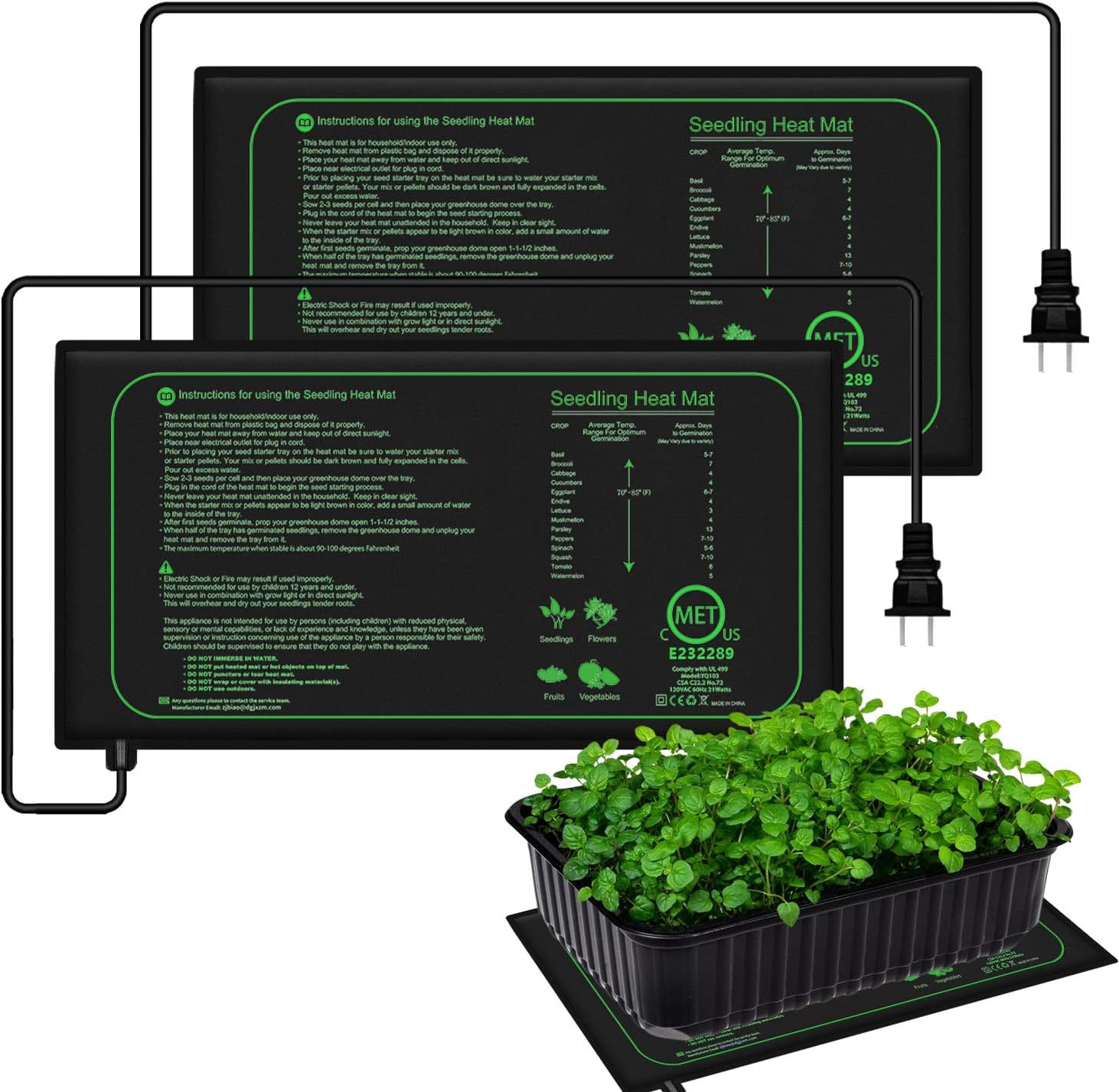 10/25/50CM Seedling Heat Mat I - Seedling Heat Mat reseña y precio
