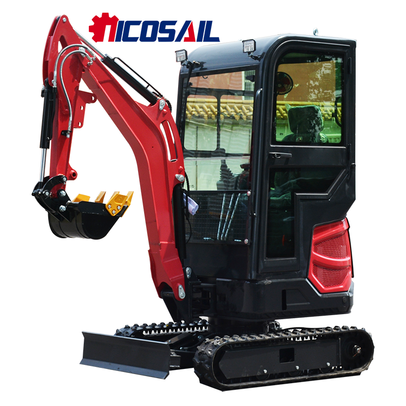 1-Ton Diesel Mini Excavator Ad - Agriculture Farming Technology reseña y precio