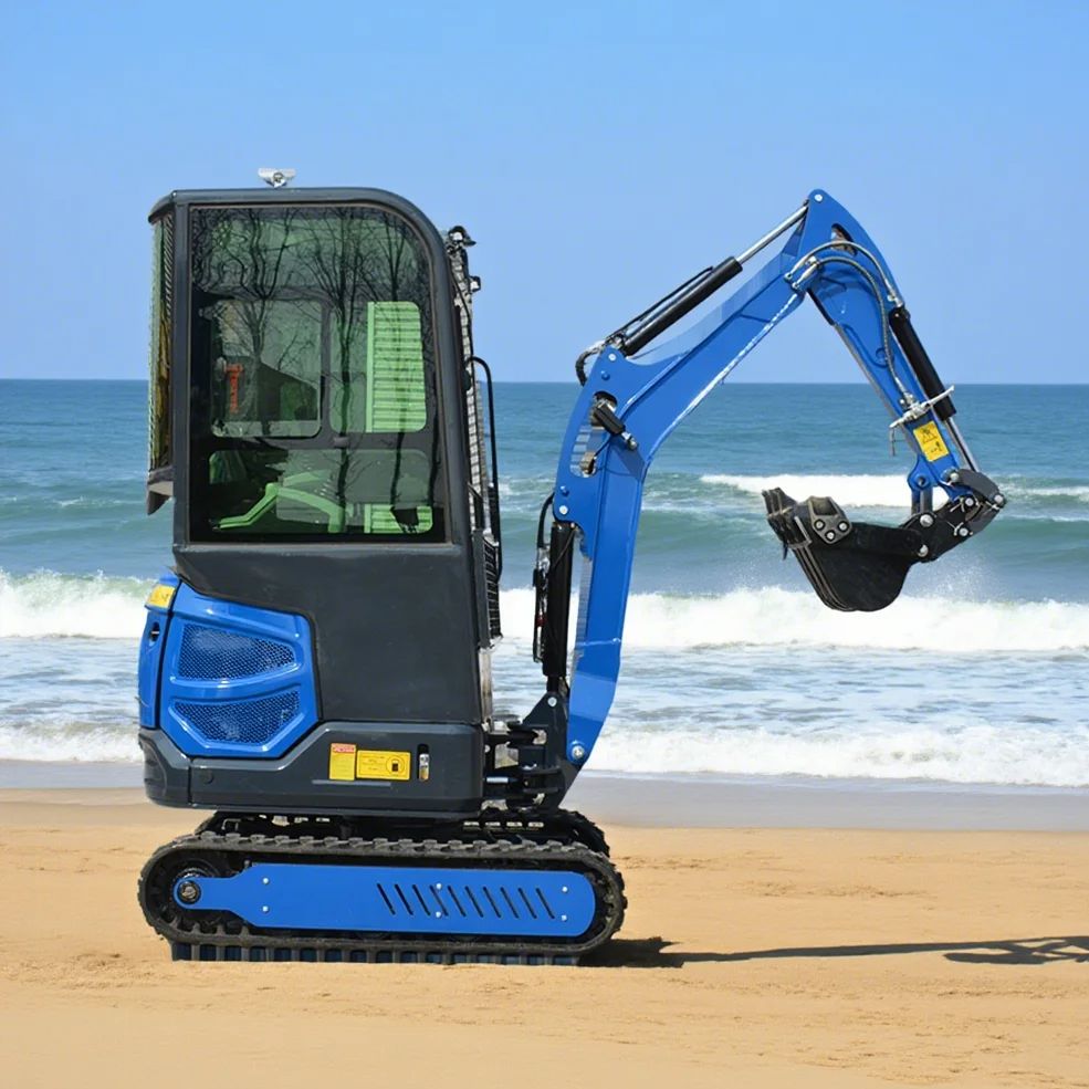1-Ton Diesel Mini Excavator Ad - Agriculture Farming Technology reseña y precio