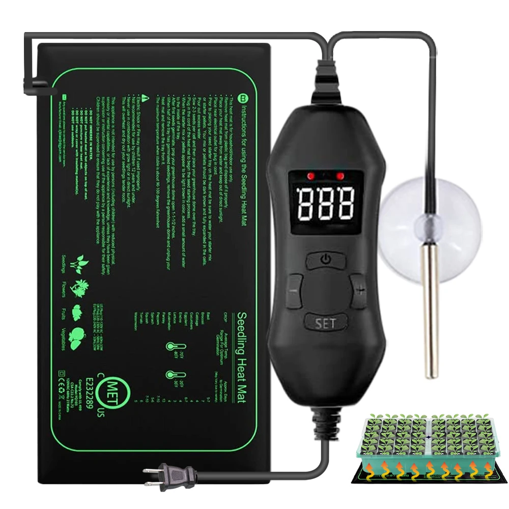 50W EU-US/UK/AU Adjustable The - Seedling Heat Mat reseña y precio