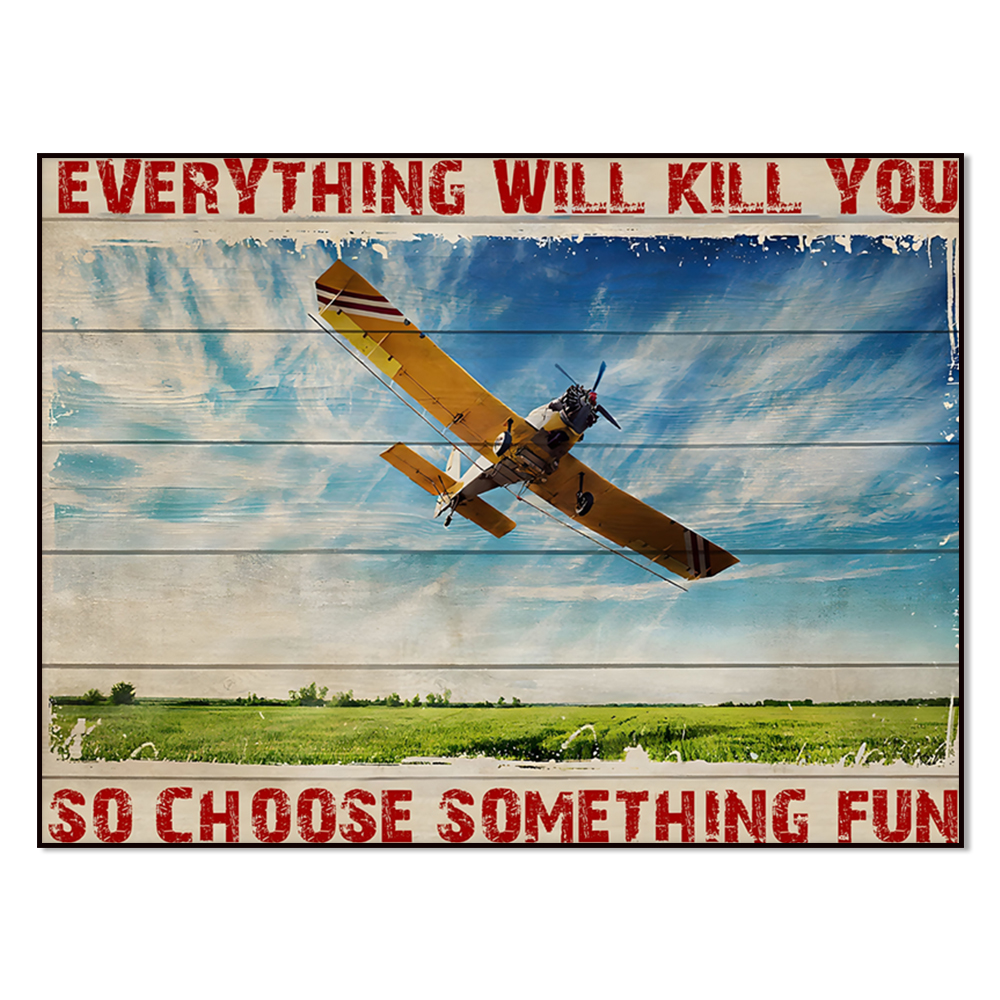 Farming aircraft crop duster p - Agriculture Farming Poster reseña y precio