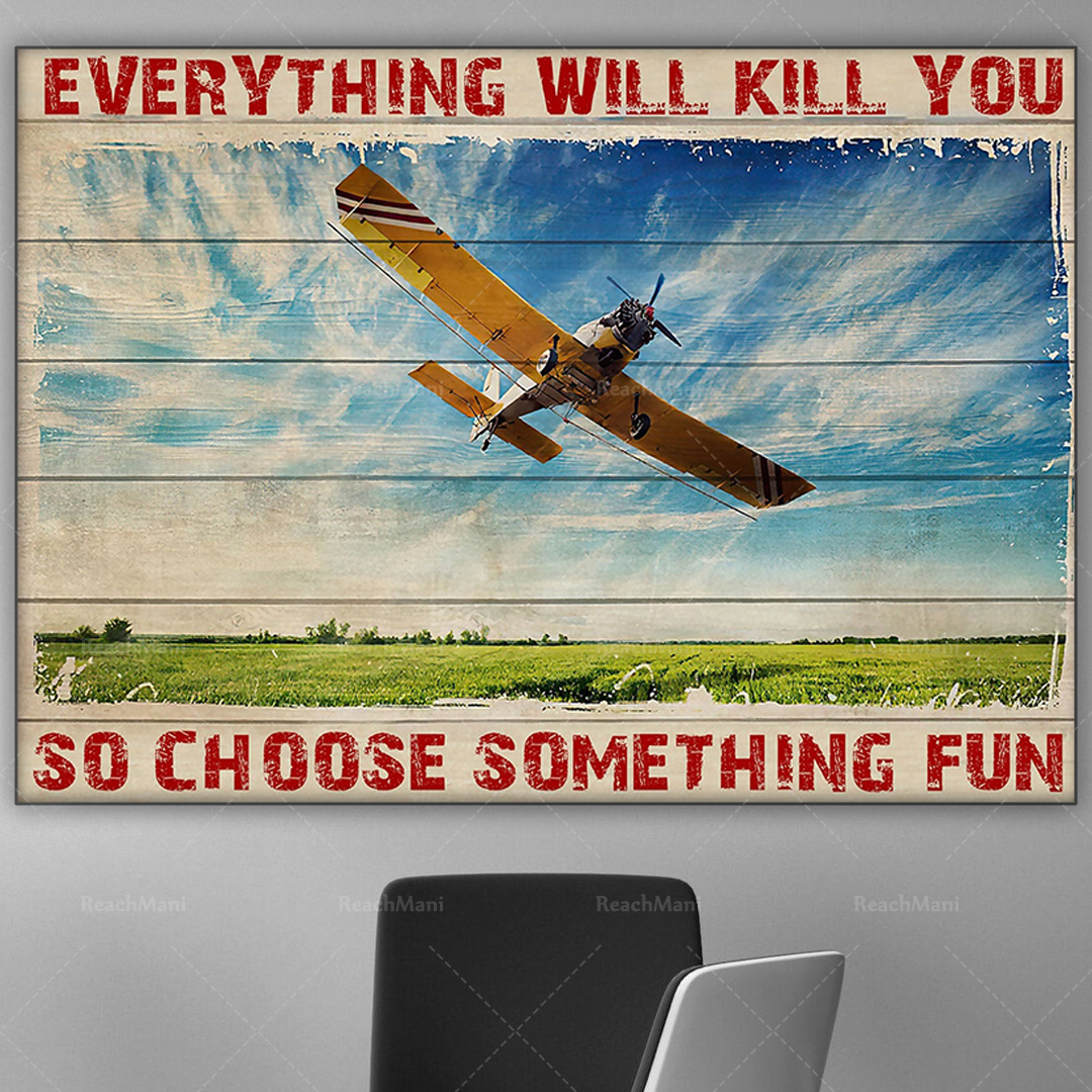 Farming aircraft crop duster p - Agriculture Farming Poster reseña y precio