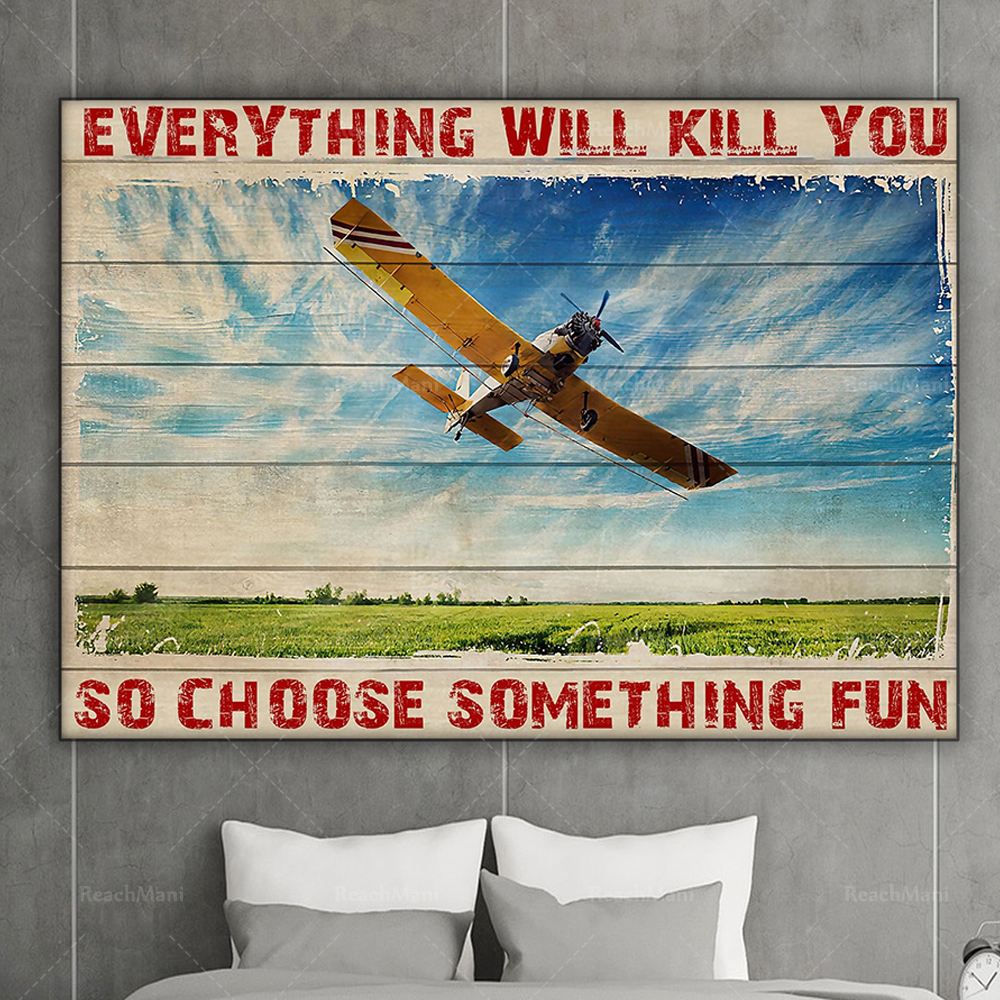 Farming aircraft crop duster p - Agriculture Farming Poster reseña y precio