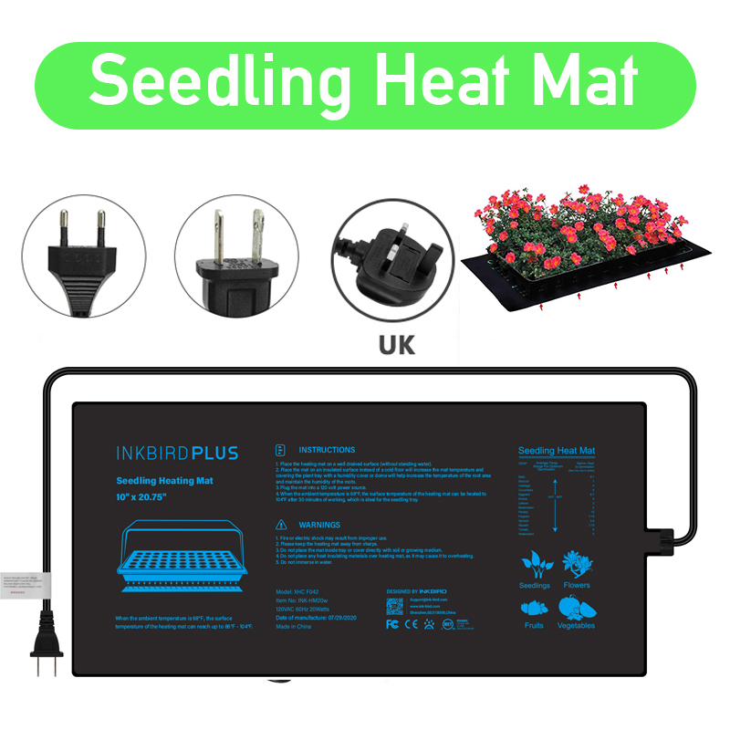20.75x10CM EU/US/UK/AU Plug Se - Seedling Heat Mat reseña y precio